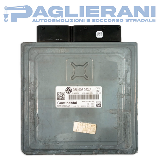 Centralina Motore ECU Continental Volkswagen Golf Mk6 2009-2013 5WP42801AA (03L906023A)