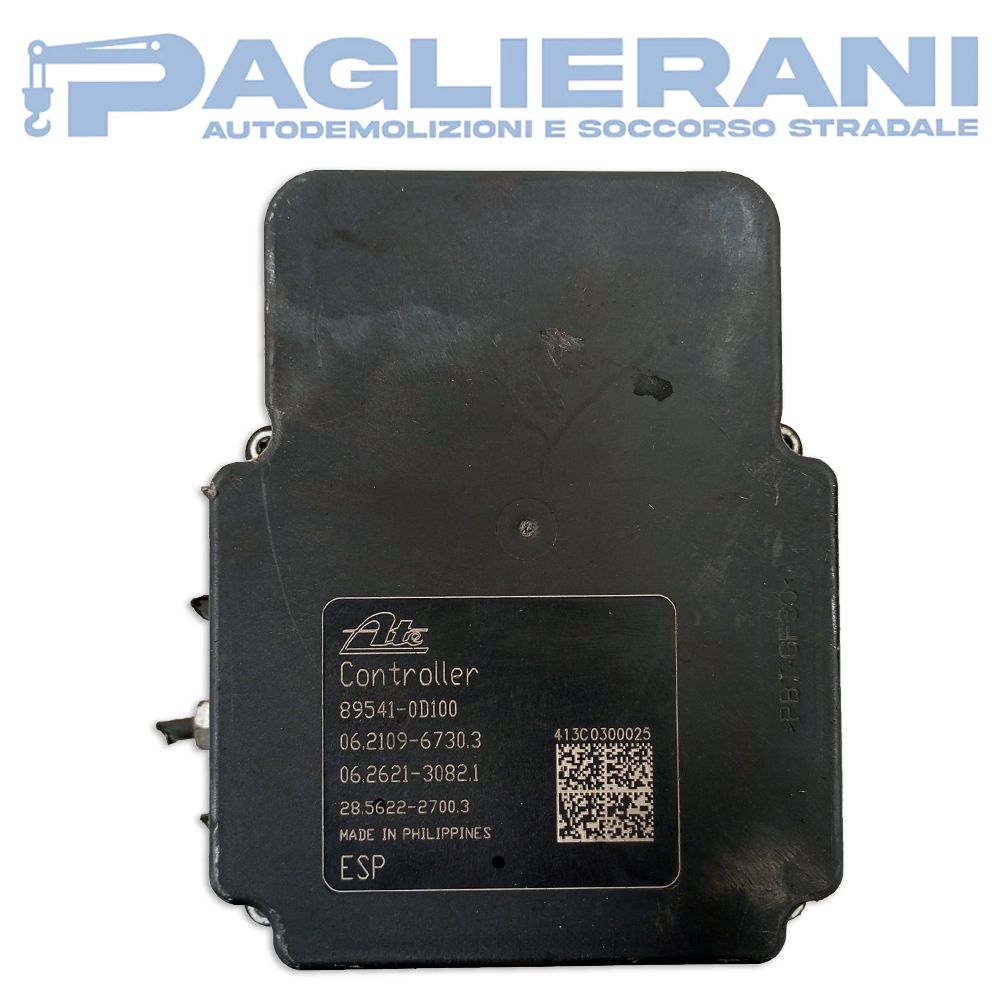 Centralina ATE Pompa ABS Toyota Yaris 2011-2013 89541-0D100 (06.2109 - 6730.3)
