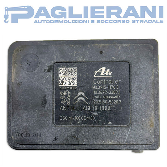 ATE Control Unit ABS Pump Peugeot 207 (10.0915 - 1178.3)