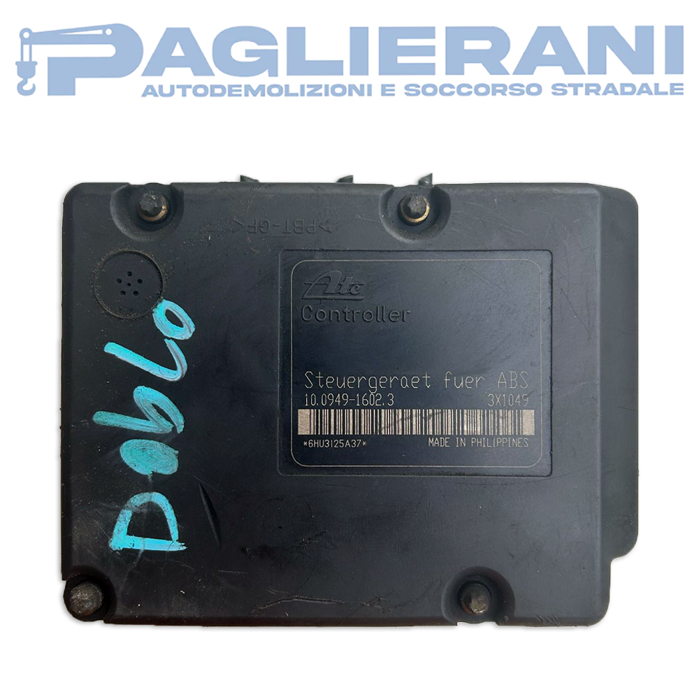 Centralina ATE Pompa ABS FIAT Doblo 2000-2005 (10.0949-1602.3)