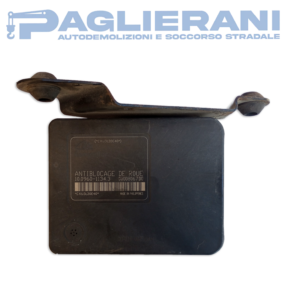 ATE Control Unit ABS Pump Peugeot 206 2002-2009 9650222880 (10.0960 - 1134.3)