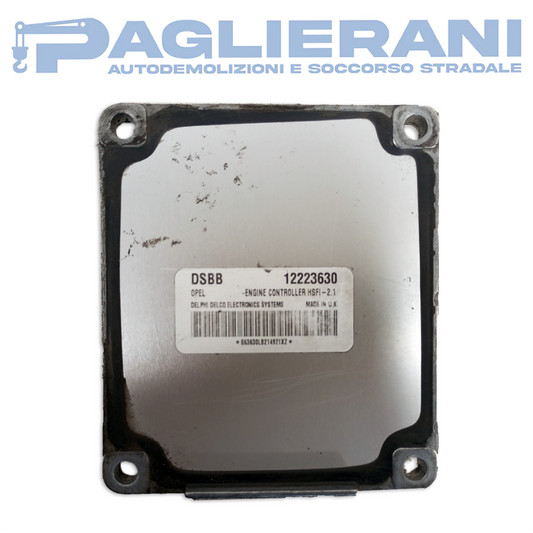 Centralina ECU Delco Delphi Electronic Systems Opel Meriva A 2005-2010 DSBB HSFI - 2.1 (12223630)