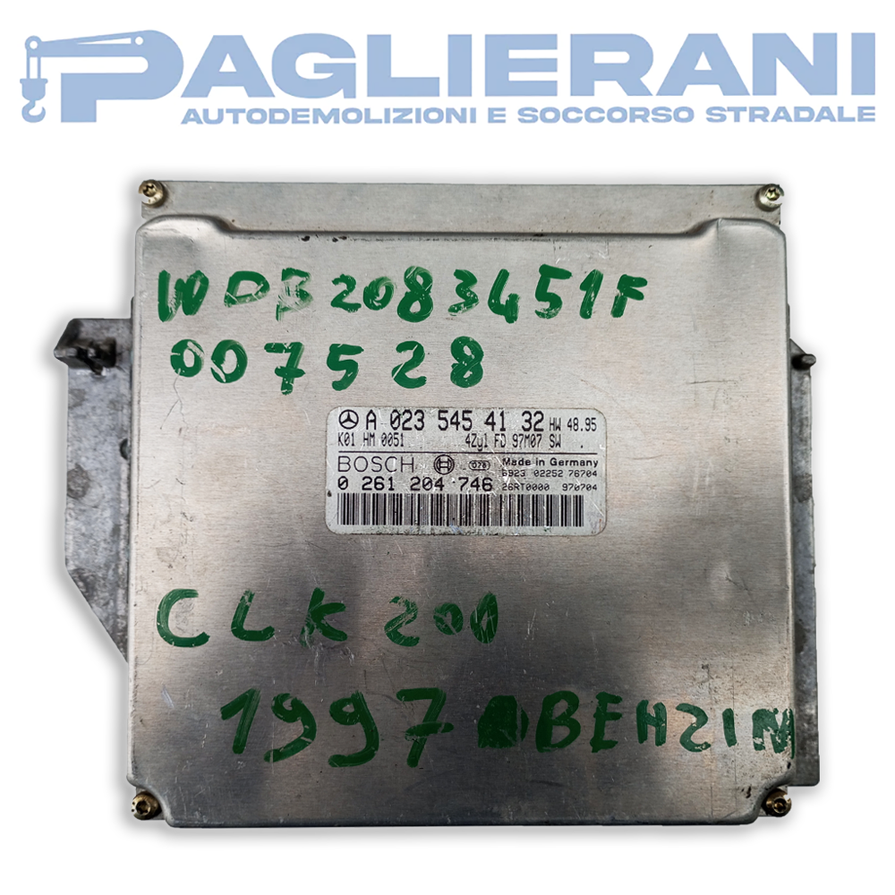 Centralina BOSCH ECU Motore 0261204746 0195453132K04 (Codice Rif. A023545132)