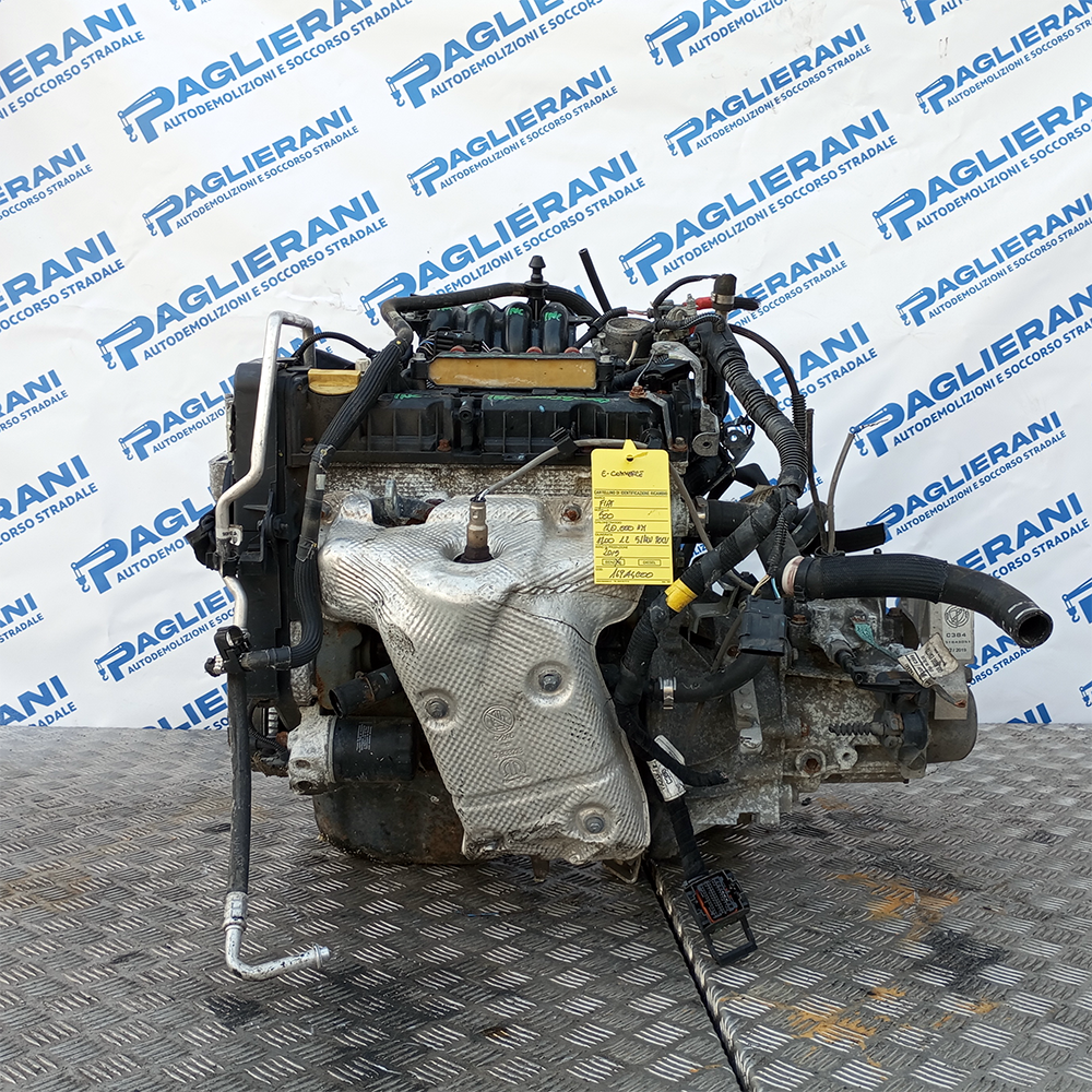 Engine 169A4000 FIAT 500 2007-2015 1200 [1.2] Petrol 51KW 70HP 120.000 KM
