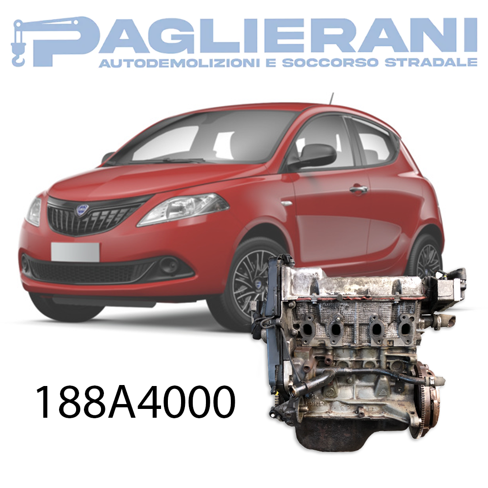 Motore 188A4000 Lancia Y 2013 1.2 Benzina 83.000 Km