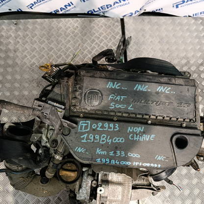 Motore 199B4000 FIAT 500L 2012-2016 Diesel Euro5 1300 [1.3] MJT 62KW 85CV 133.000 KM