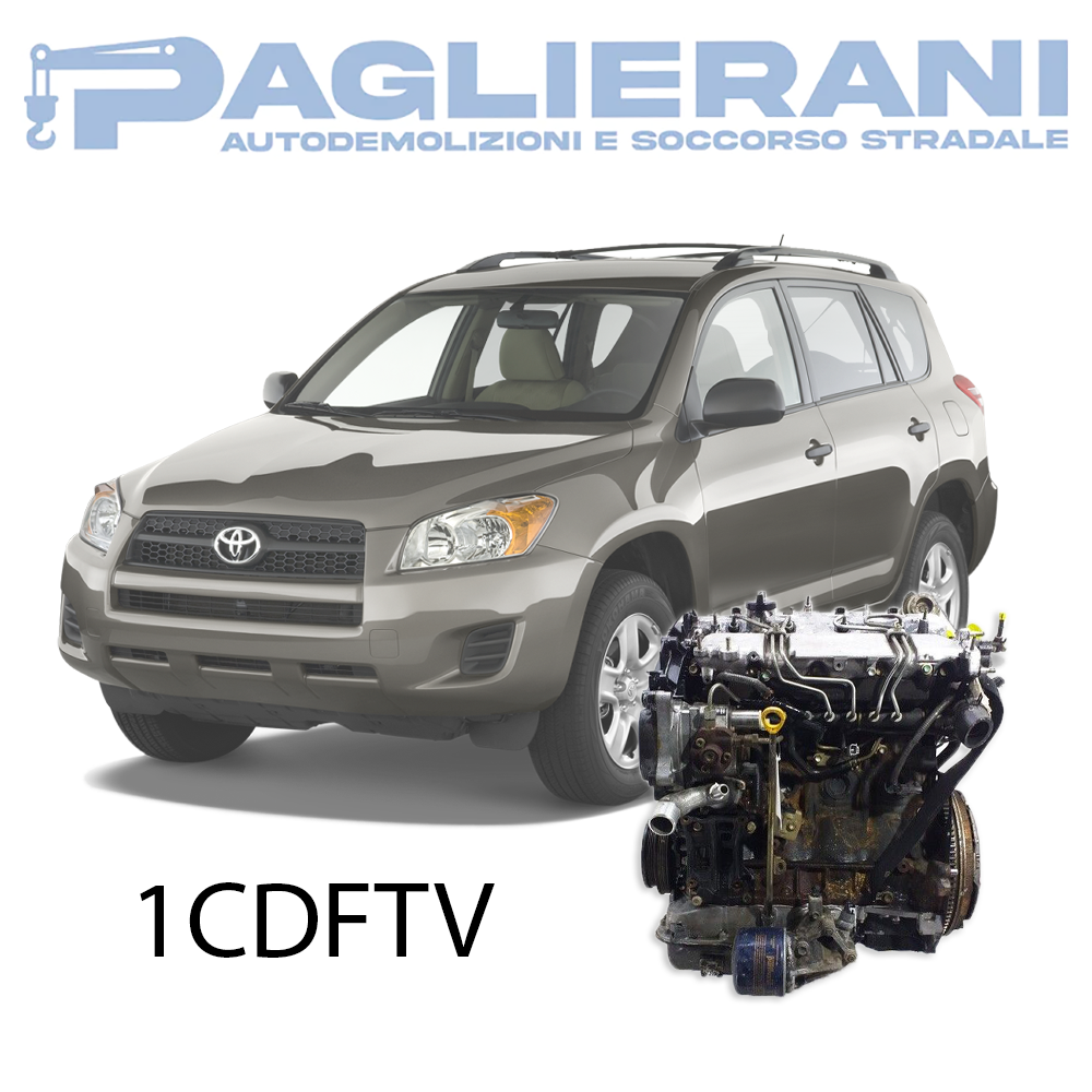 Engine 1CD FTV Toyota RAV4 4x4 2001 2000 [2.0] Diesel D-4D Euro4 85KW 115HP 178.000 KM