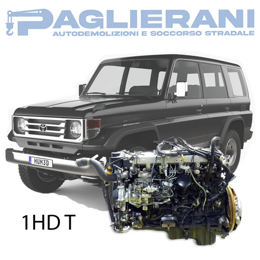 Motore 1HD T Toyota Land Rover Cruiser 1990-1997 4200 [4.2] Turbo Diesel SOHC 123KW 165CV 160.000 KM
