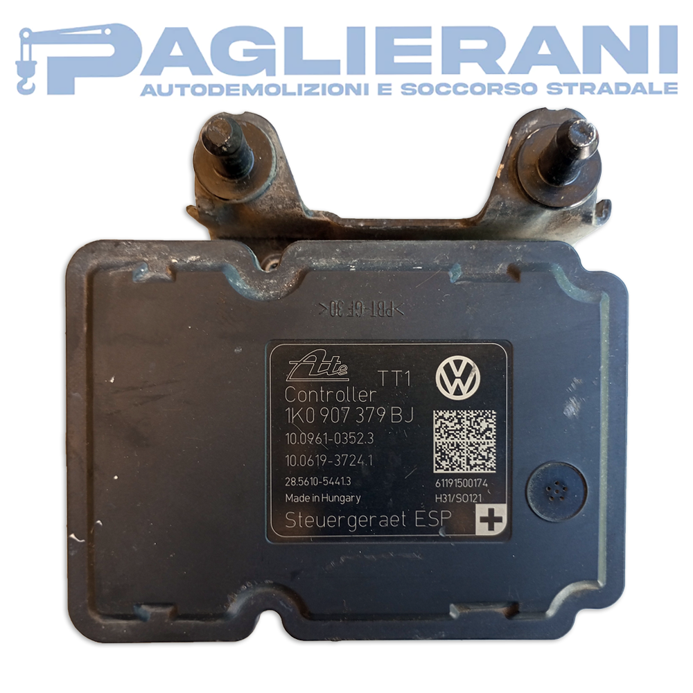ATE Control Unit ABS Pump Volkswagen Touran 2012 10.0961-0352.3 TT1 (1K0907379BJ)