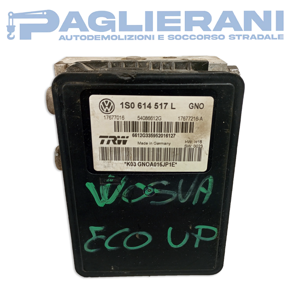 Centralina TRW Pompa ABS Volkswagen Up! 2011-2016 GNO (1S0614517L)