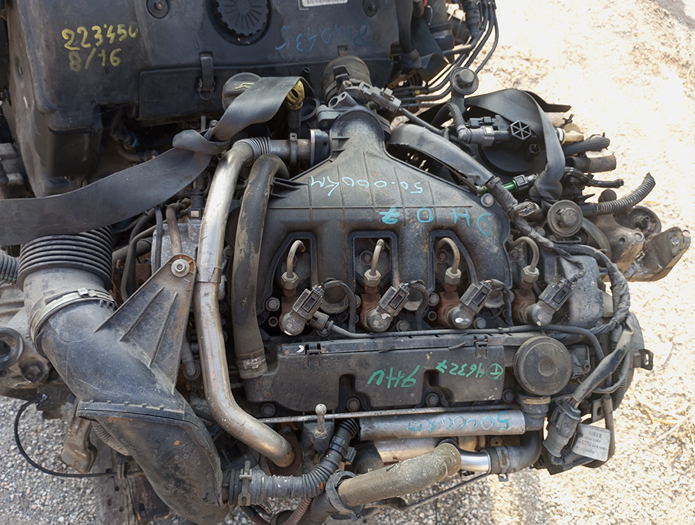 Motore 9HU FIAT Scudo 2007-2016 Diesel 1600 [1.6] 66KW 90CV 50.000 KM