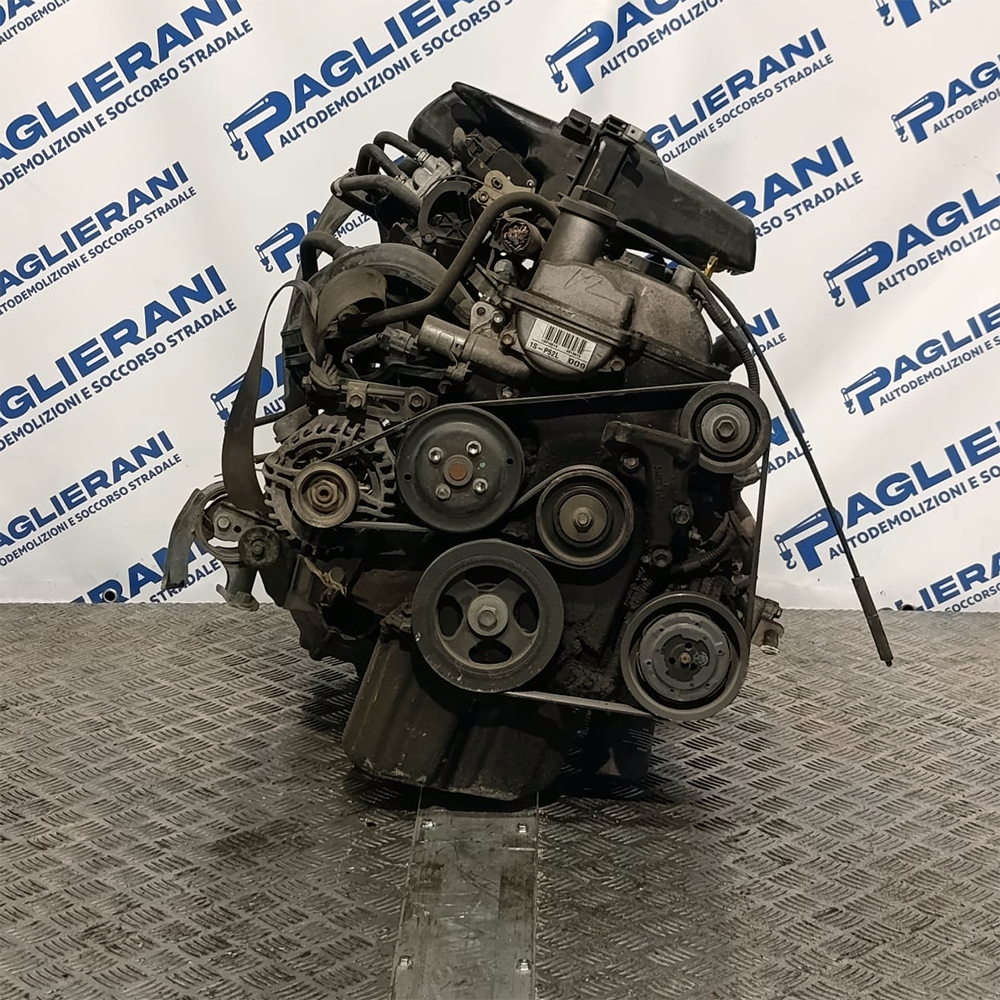 Engine 1SZ.FE Toyota Yaris 2003 Petrol 1000 [1.0] 50KW 68HP 147,000 KM (Aluminum Sump + 2 PIN + Catalytic Converter)
