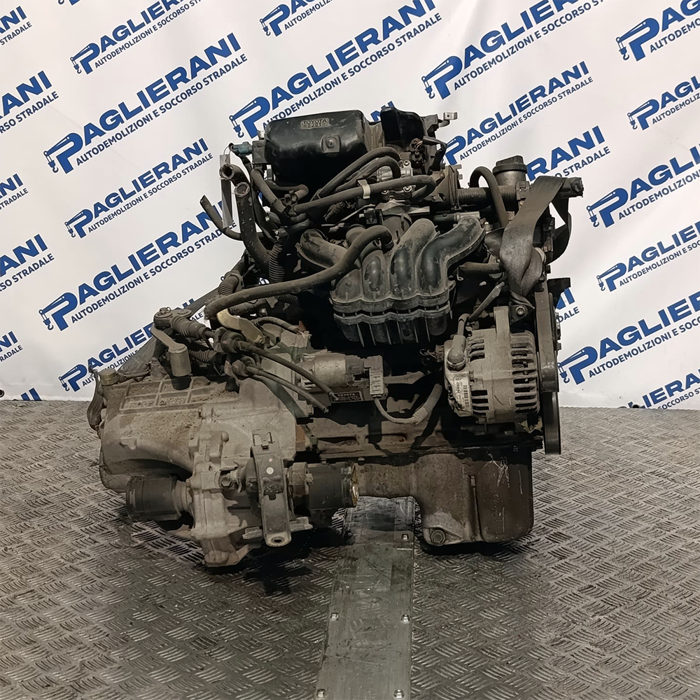 Engine 1SZ.FE Toyota Yaris 2003 Petrol 1000 [1.0] 50KW 68HP 147,000 KM (Aluminum Sump + 2 PIN + Catalytic Converter)