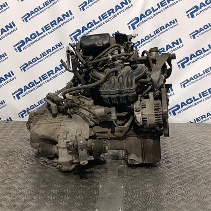 Engine 1SZ.FE Toyota Yaris 2003 Petrol 1000 [1.0] 50KW 68HP 147,000 KM (Aluminum Sump + 2 PIN + Catalytic Converter)