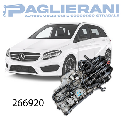 Engine 266920 Mercedes-Benz B W245 2004-2013 1500 [1.5] Petrol Euro4 70KW 95HP 180.000 KM