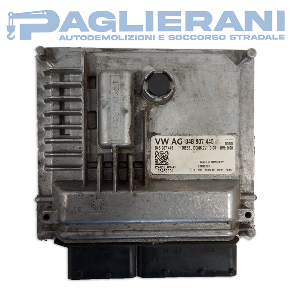 Centralina Motore ECU Delphi VW AG Volkswagen Polo 2009-2022 04B907445 DCM6.2V (28459901)