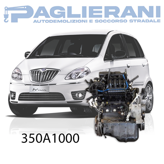 Motore 350A1000 Lancia Musa 2005-2012 1400 [1.4] Benzina/GPL 57KW 77CV 170.000 KM