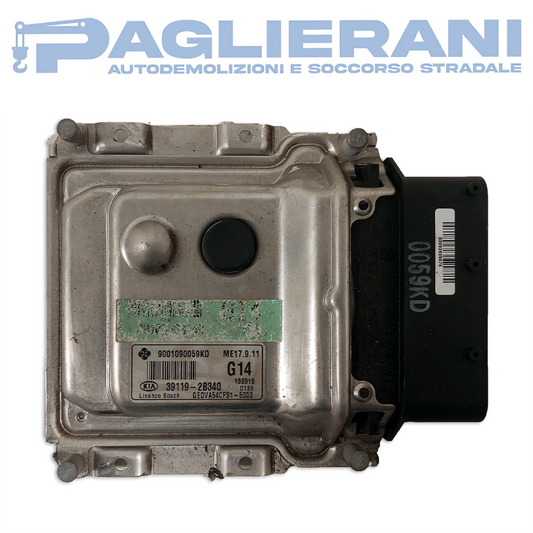 Engine Control Unit ECU KIA CEED 2007-2012 ME17911 G14 (39119 - 2B340)