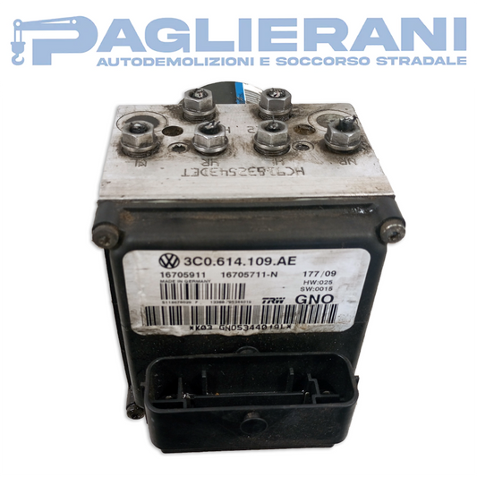 Centralina Pompa ABS TRW Volkswagen Passat Variant 2005-2010 3C0614109AE (16705911)