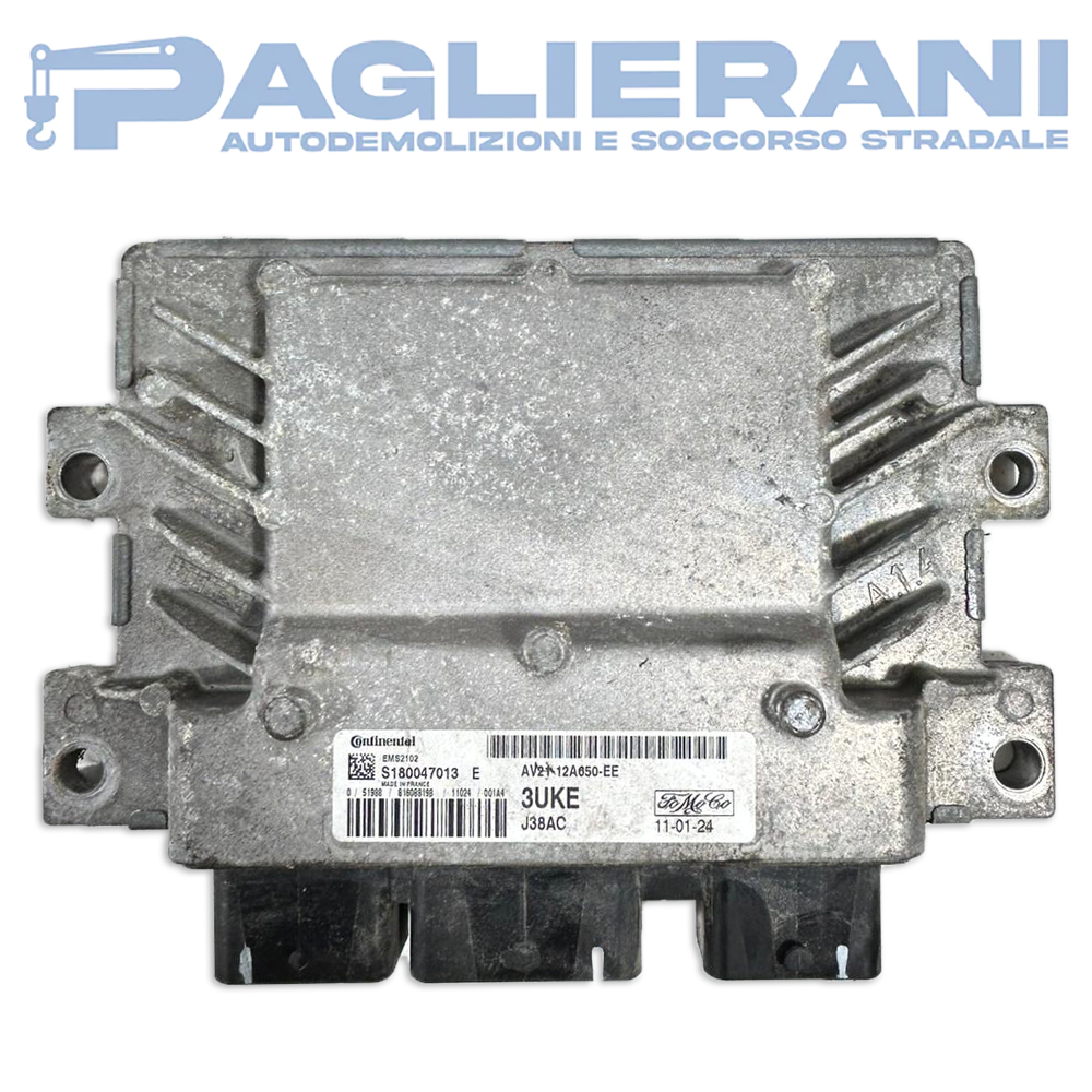 Continental Engine Control Unit ECU Ford Fiesta 2008-2013 3UKE J38AC (S180047013E)