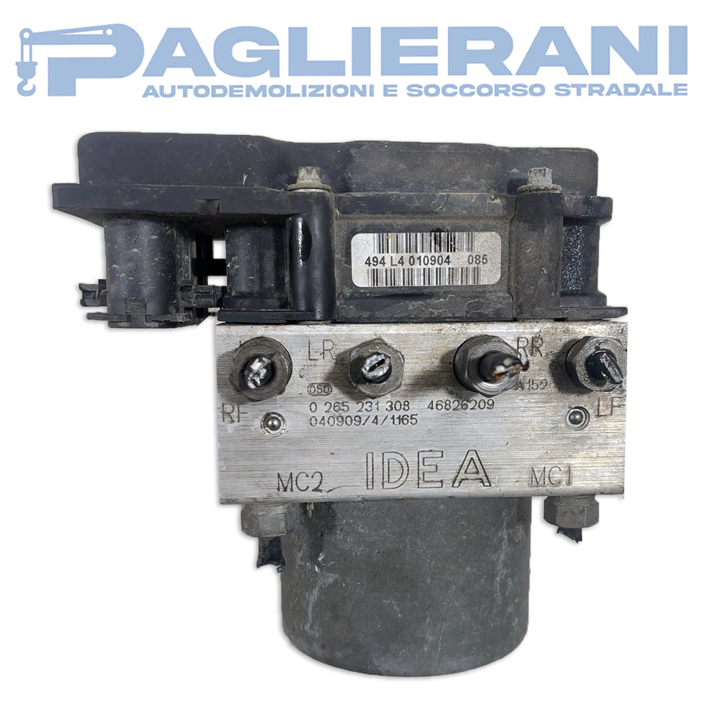 Centralina BOSCH Pompa ABS 46826209 FIAT Idea 2004 (Codice Rif. 0265231308)