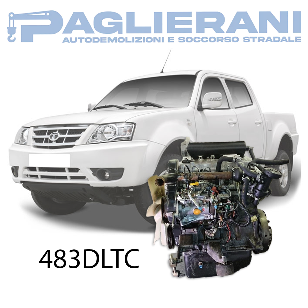 Motore 483DLTC Tata 1998-2007 Diesel 2000 [2.0] 64KW 88CV 75.000 KM
