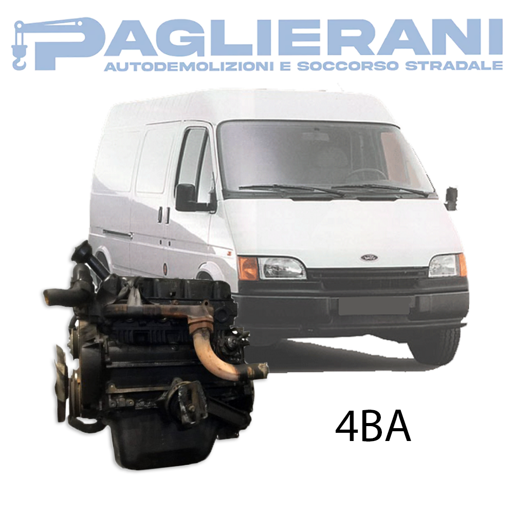Motore 4BA Ford Transit Mk3 1986-1991 2500 [2.5] Diesel 51KW 70CV 200.000 KM