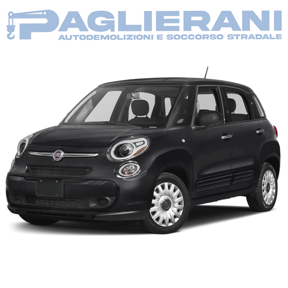 Door Rear Door Original Left SX FIAT 500L 2017 Black