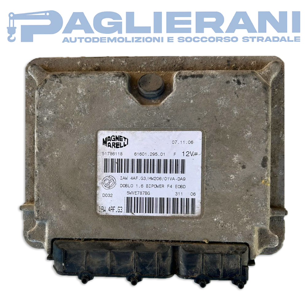 Centralina Motore ECU Magneti Marelli FIAT Doblo 2000-2009 IAW4AFG3 (51786118)