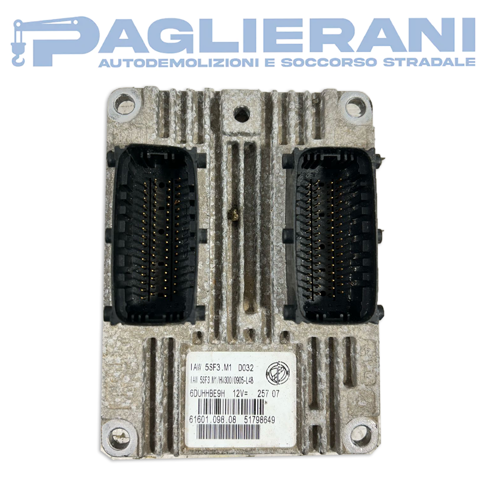 Magneti Marelli Engine ECU Control Unit FIAT Grande Punto 2005-2011 IAW5SF3M1 D032 (5178649)