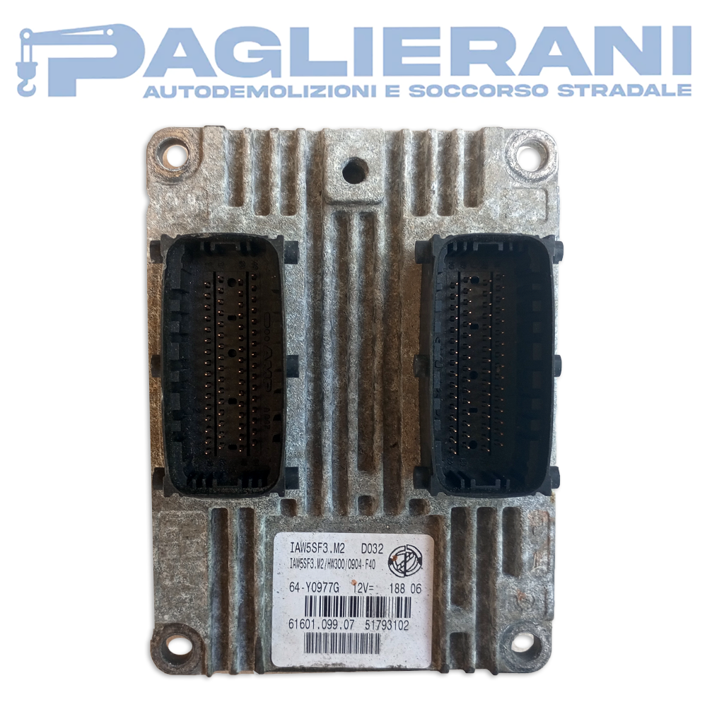 Magneti Marelli ECU Engine Control Unit FIAT Grande Punto 2005-2008 IAW5SF3M2 D032 (51793102)