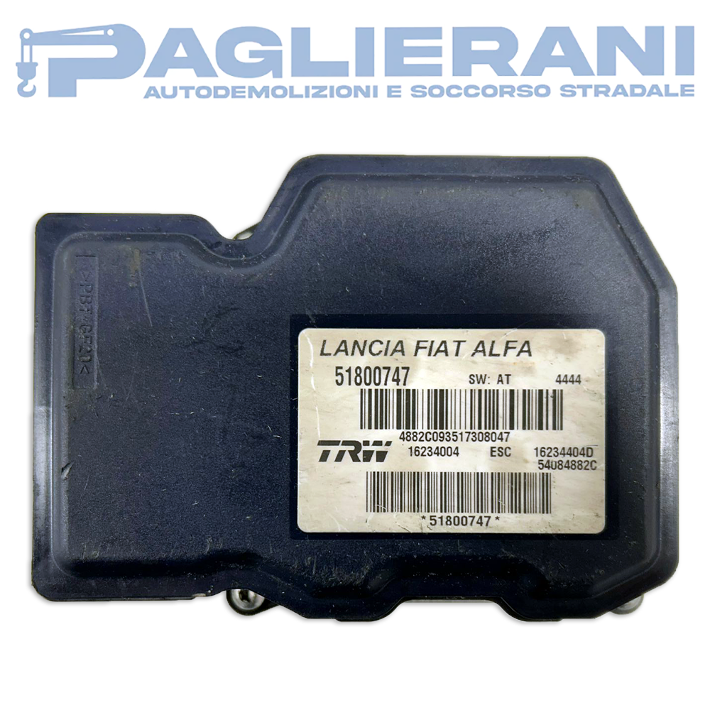 TRW Control Unit ABS Pump FIAT Croma 194 2005-2011 (51800747)