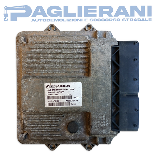 Centralina ECU Motore Magneti Marelli FPT FIAT Panda 312 2012-2026 MJD6F3B1 D032 (51818295)