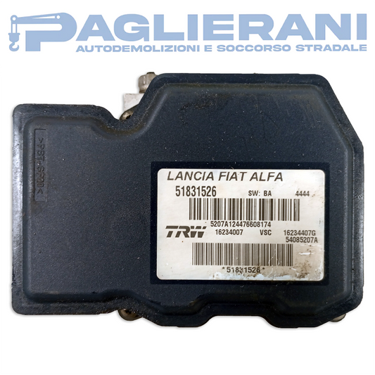 Centralina Pompa ABS TRW Alfa Romeo 159 2005-2013 (51831526)