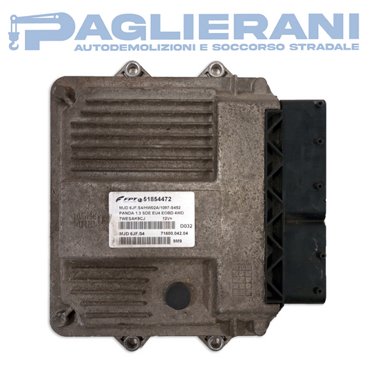 Centralina ECU Motore Magneti Marelli FPT FIAT Panda 169 2004-2012 MJD6JFS4 (51854472)