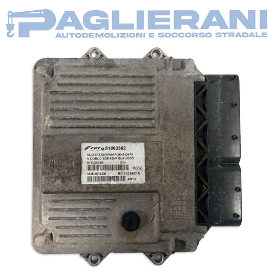 Magneti Marelli FPT ECU Engine Control Unit FIAT Doblo 2009-2015 MJD6F3D6 D032 (51862582)