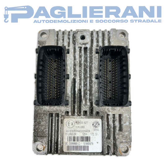 Magneti Marelli Engine ECU Control Unit IAW5SF8P2 FIAT Grande Punto EVO 199 2009-2011 (51868979)