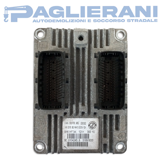 Centralina ECU Magneti Marelli FIAT IAW5SF8.MG (Codice Rif. 51891835)