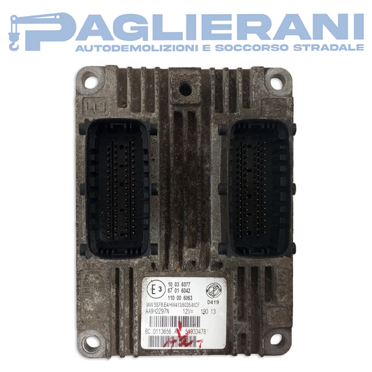 Magneti Marelli Engine ECU Control Unit FIAT Punto 199 2009-2011 IAW5SF8E4 D419 (51933478)