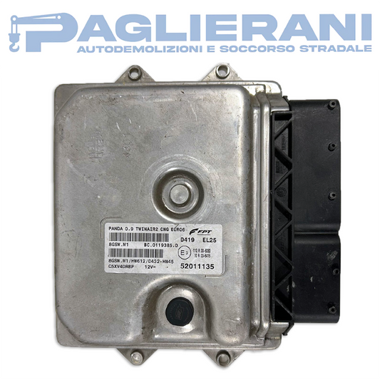 Magneti Marelli FPT ECU Engine Control Unit FIAT Panda Twinair 2011-2025 8GSWM1 D419 EL25 (52011135)