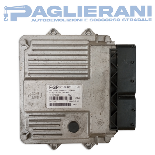 Centralina ECU Magneti Marelli FGP Opel Corsa MJD 6J0.CI (Codice Rif. 55187472)