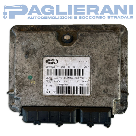 Centralina Motore ECU Magneti Marelli FIAT Panda 169 2003-2012 IAW4AF.SP (55190098)