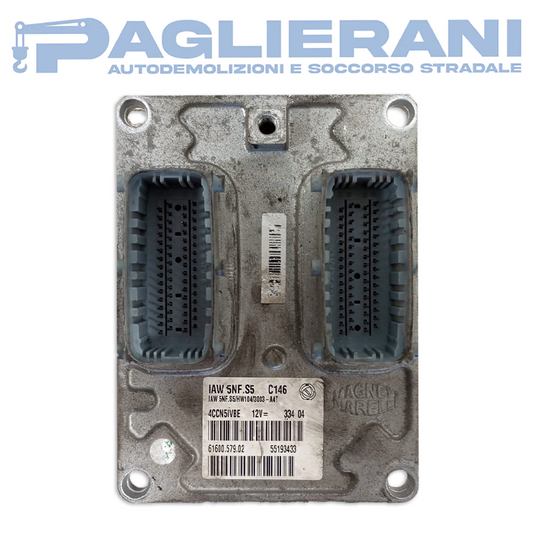 Centralina ECU Motore Magneti Marelli FIAT Panda 4x4 169 2003-2012 IAW5NF.S5 C146 (55193433)