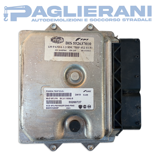 Magneti Marelli FPT ECU Engine Control Unit FIAT Panda 312 2012-2025 MJD8F3P8 (55260727)