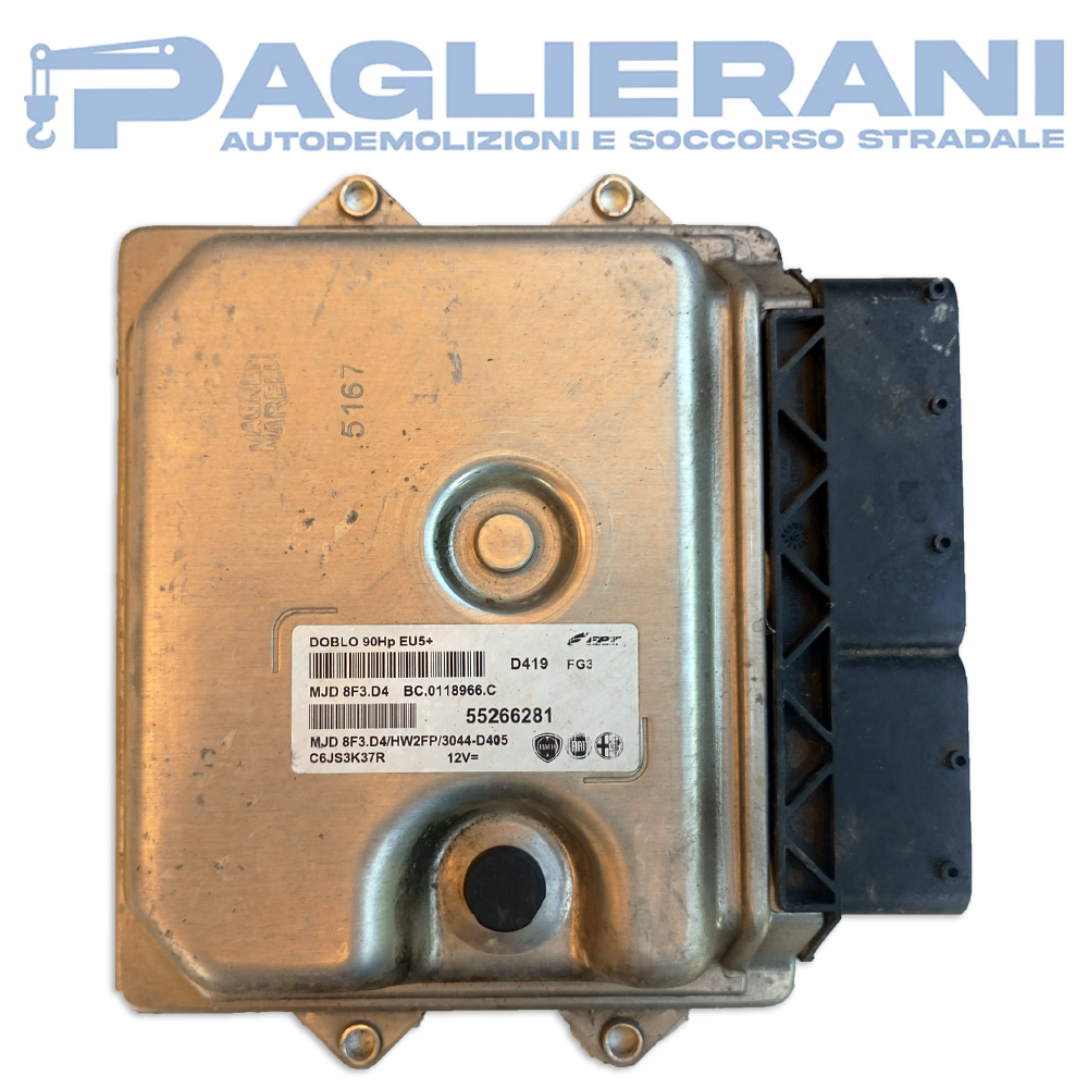 Centralina Motore ECU Magneti Marelli FPT FIAT Doblo 2010 MJD8F3D4 D419 FG3 (55266281)