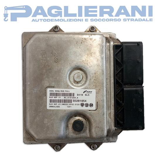 Centralina Motore ECU Magneti Marelli FPT FIAT 500L 2013 D419 GL5 MJD9DF.X1 (55281054)