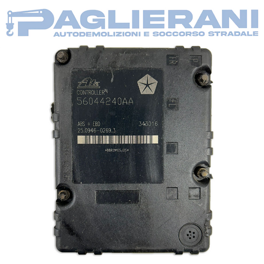 ATE Control Unit ABS Pump Jeep Cherokee 2001-2004 56044240AA 343016 (25.0946 - 0269.3)