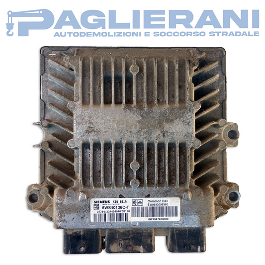 Centralina Siemens ECU Motore Citroen Berlingo 1996-2013 SID881A SW9653059380 (5WS40136C-T)