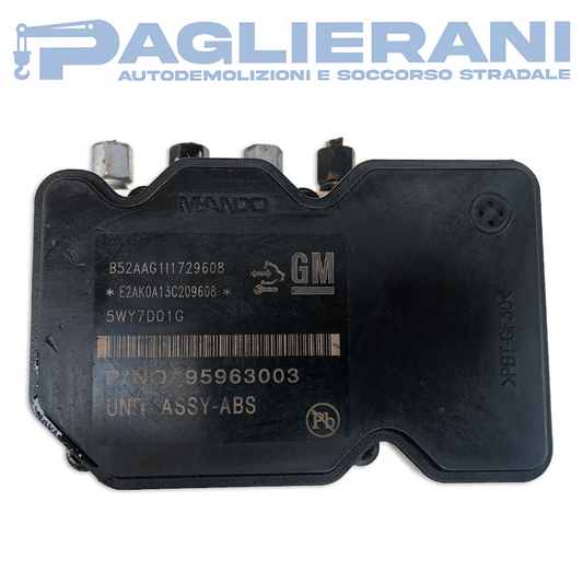 Centralina Pompa ABS Mando GM Chevrolet Spark 2009-2012 5WY7D01G (95963003)