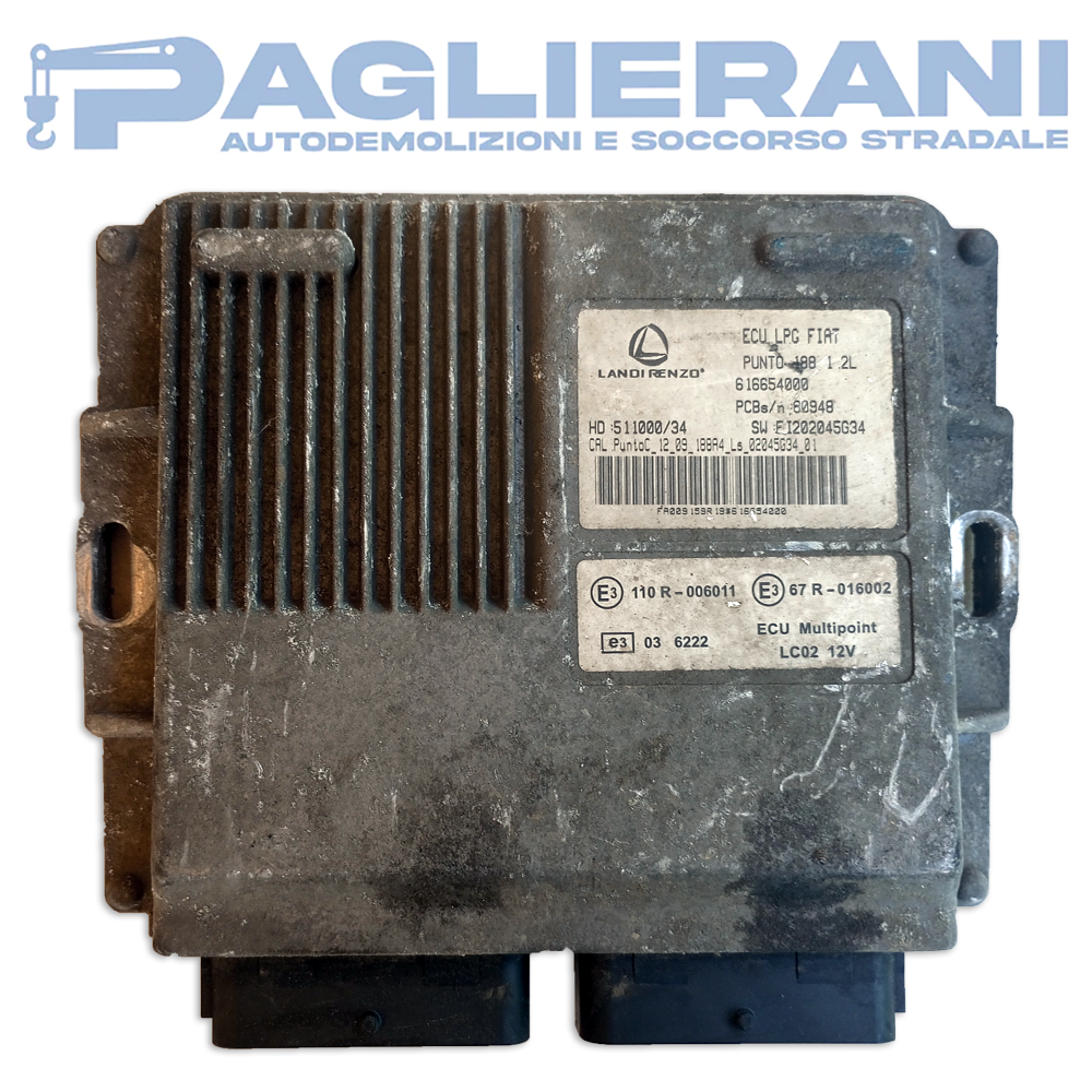 Landi Renzo Omegas Engine Control Unit ECU LPG FIAT Punto 188 1993-1999 (616654000)
